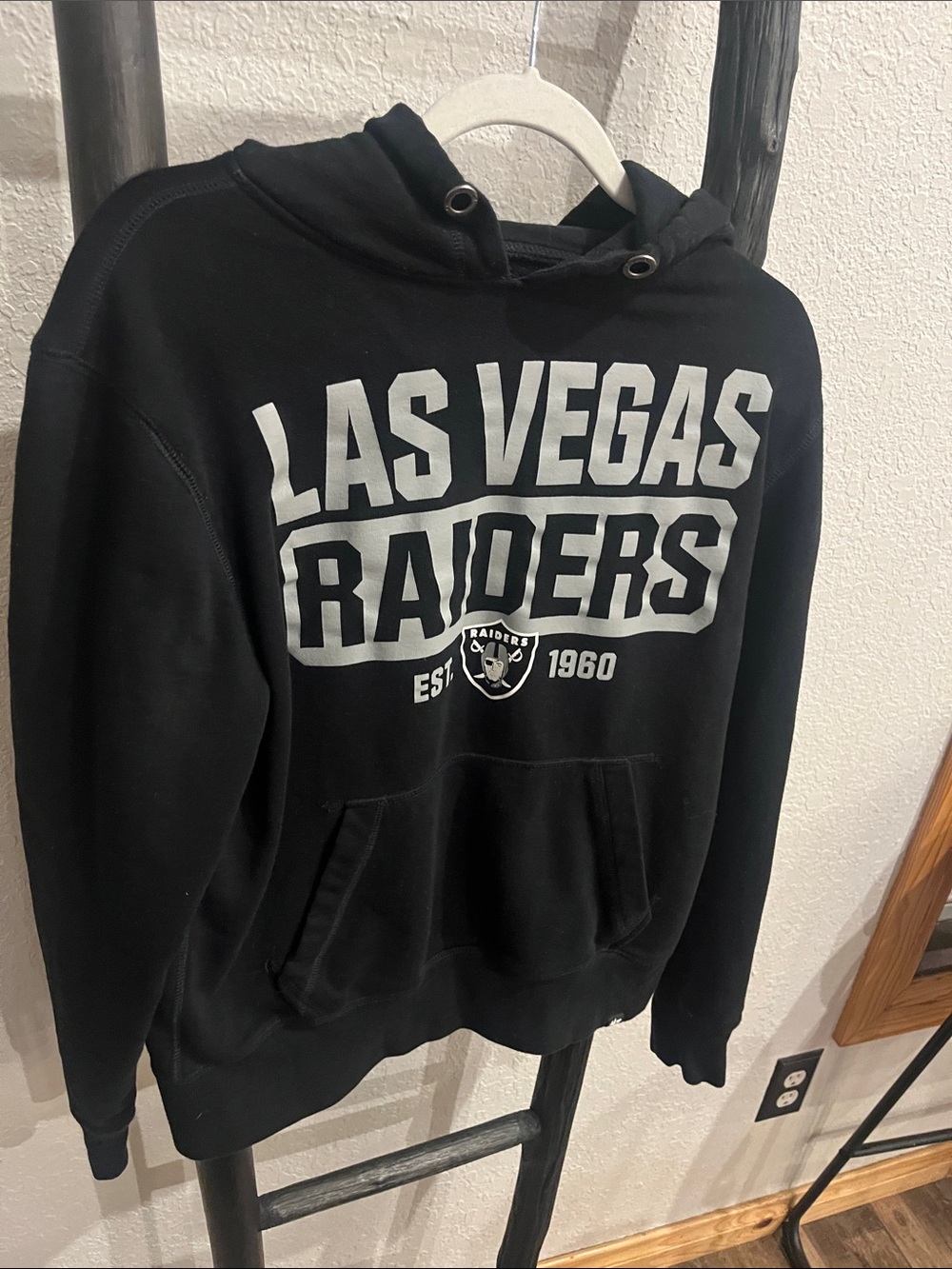 Riders by Lee Black Las Vegas Raiders Crewneck Sweatshirt